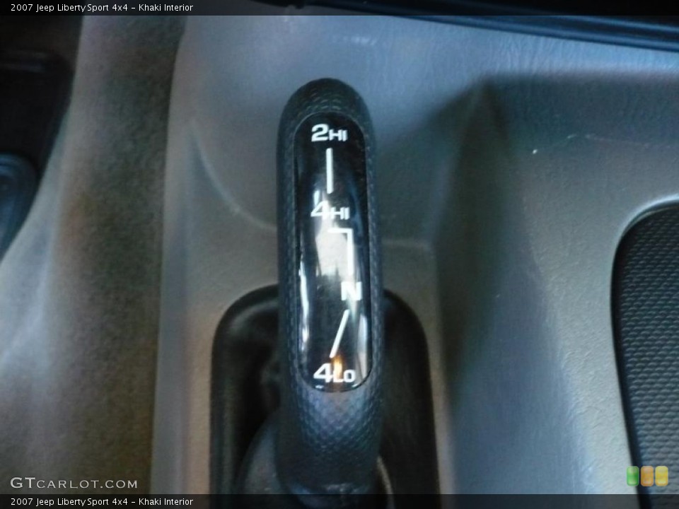 Khaki Interior Controls for the 2007 Jeep Liberty Sport 4x4 #38423369