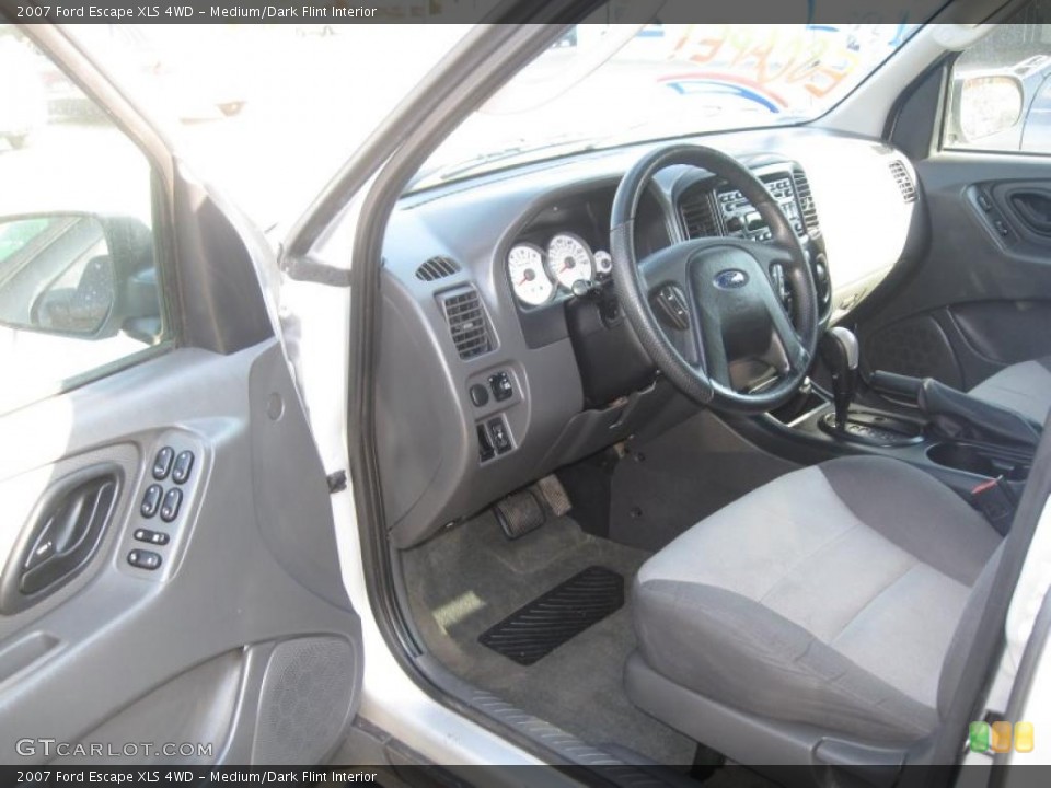 Medium/Dark Flint Interior Prime Interior for the 2007 Ford Escape XLS 4WD #38423549