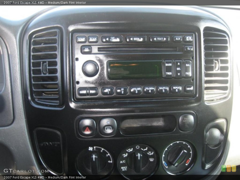 Medium/Dark Flint Interior Controls for the 2007 Ford Escape XLS 4WD #38423609