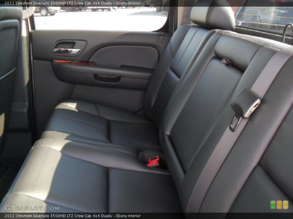 Ebony Interior Photo for the 2011 Chevrolet Silverado 3500HD LTZ Crew Cab 4x4 Dually #38424421
