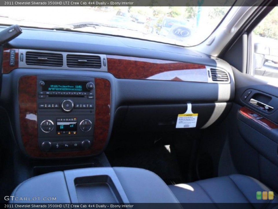 Ebony Interior Dashboard for the 2011 Chevrolet Silverado 3500HD LTZ Crew Cab 4x4 Dually #38424457