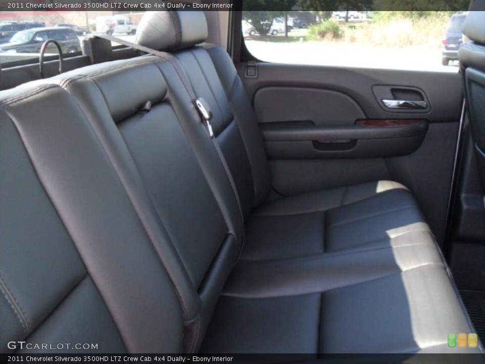 Ebony Interior Photo for the 2011 Chevrolet Silverado 3500HD LTZ Crew Cab 4x4 Dually #38424489