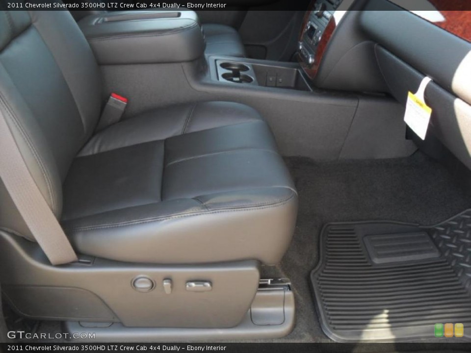 Ebony Interior Photo for the 2011 Chevrolet Silverado 3500HD LTZ Crew Cab 4x4 Dually #38424501