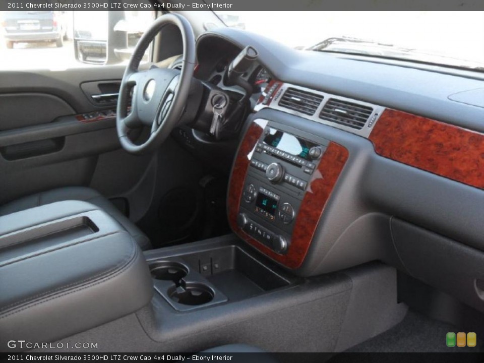 Ebony Interior Dashboard for the 2011 Chevrolet Silverado 3500HD LTZ Crew Cab 4x4 Dually #38424521