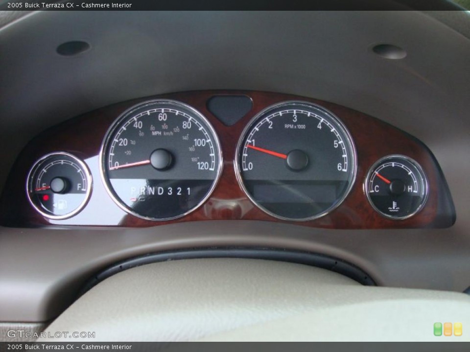 Cashmere Interior Gauges for the 2005 Buick Terraza CX #38424949