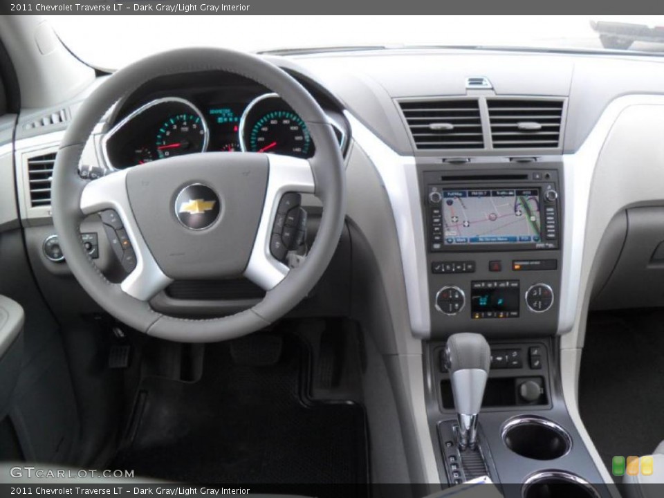 Dark Gray/Light Gray Interior Dashboard for the 2011 Chevrolet Traverse LT #38425293