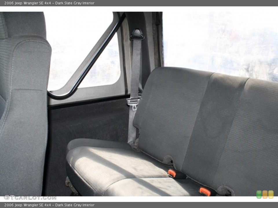 Dark Slate Gray Interior Photo for the 2006 Jeep Wrangler SE 4x4 #38425509