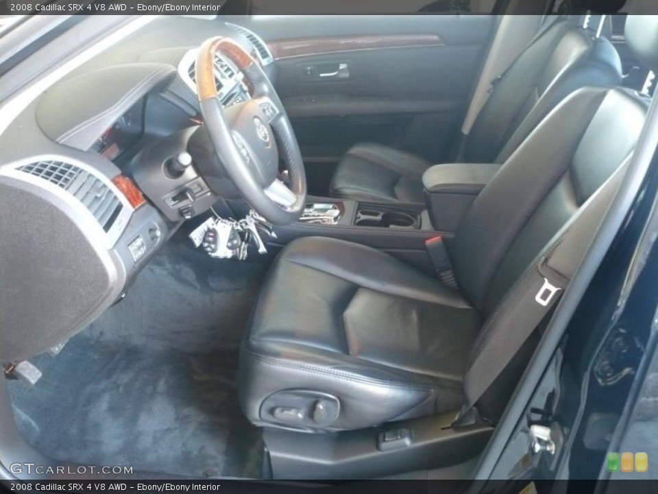 Ebony/Ebony Interior Prime Interior for the 2008 Cadillac SRX 4 V8 AWD #38425785