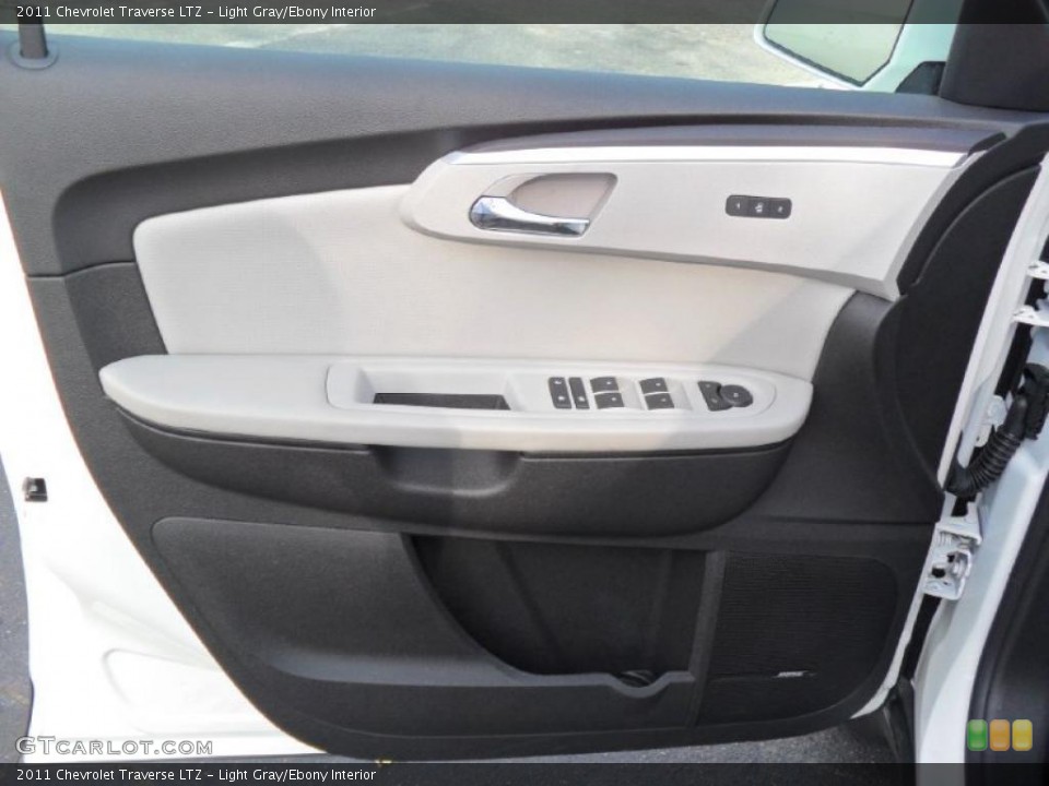 Light Gray/Ebony Interior Door Panel for the 2011 Chevrolet Traverse LTZ #38425949