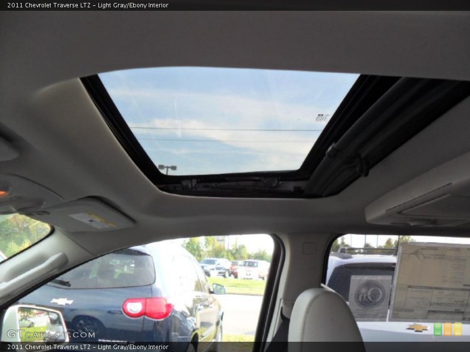 Light Gray/Ebony Interior Sunroof for the 2011 Chevrolet Traverse LTZ #38425981