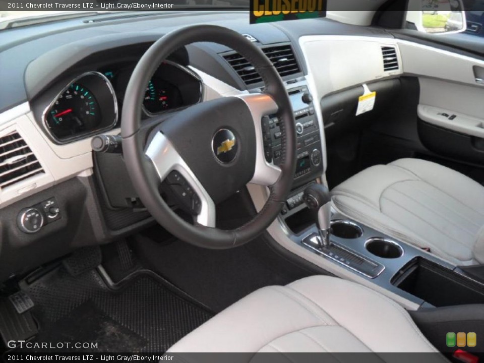 Light Gray/Ebony Interior Prime Interior for the 2011 Chevrolet Traverse LTZ #38426237