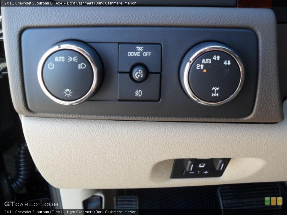 Light Cashmere/Dark Cashmere Interior Controls for the 2011 Chevrolet Suburban LT 4x4 #38426401