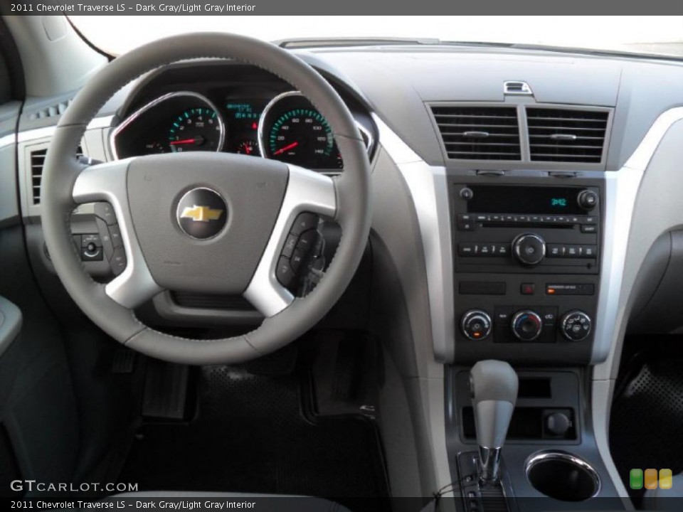 Dark Gray/Light Gray Interior Dashboard for the 2011 Chevrolet Traverse LS #38427301