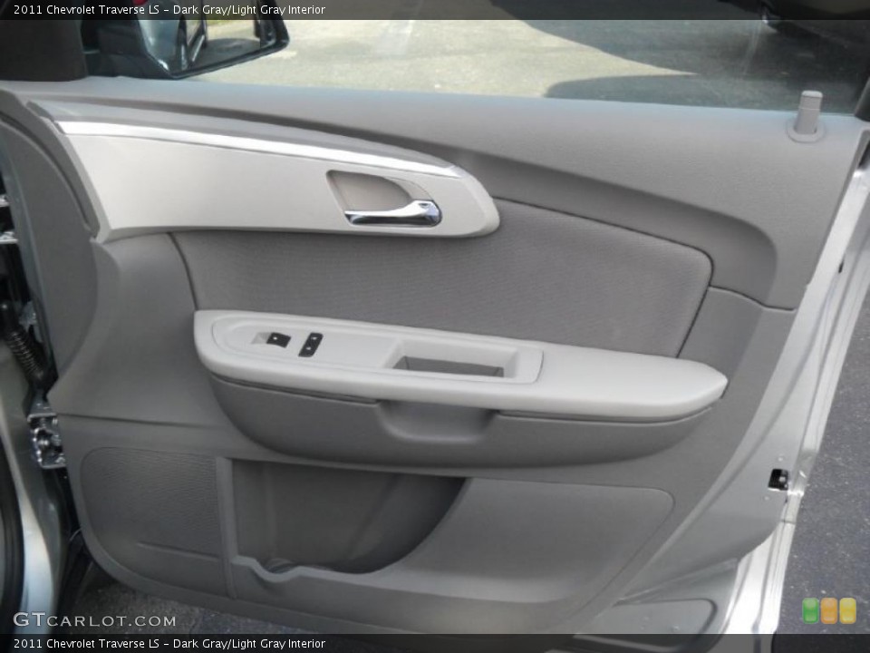 Dark Gray/Light Gray Interior Door Panel for the 2011 Chevrolet Traverse LS #38427389