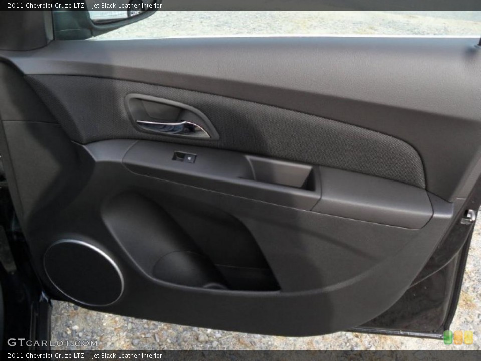 Jet Black Leather Interior Door Panel for the 2011 Chevrolet Cruze LTZ #38428581