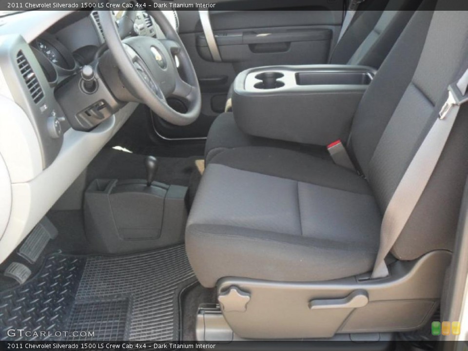 Dark Titanium Interior Photo for the 2011 Chevrolet Silverado 1500 LS Crew Cab 4x4 #38429593