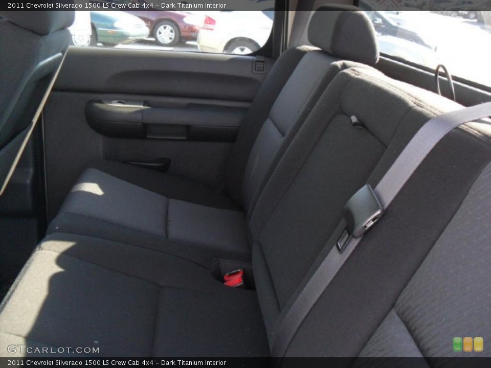 Dark Titanium Interior Photo for the 2011 Chevrolet Silverado 1500 LS Crew Cab 4x4 #38429705