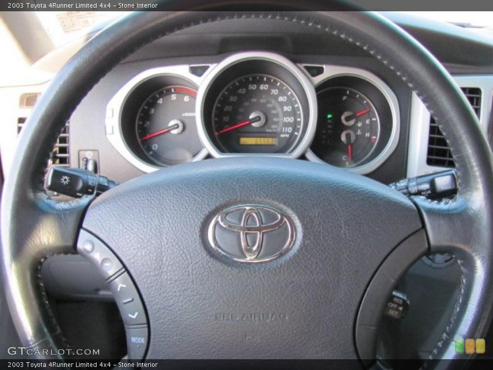 Stone Interior Steering Wheel for the 2003 Toyota 4Runner Limited 4x4 #38430109
