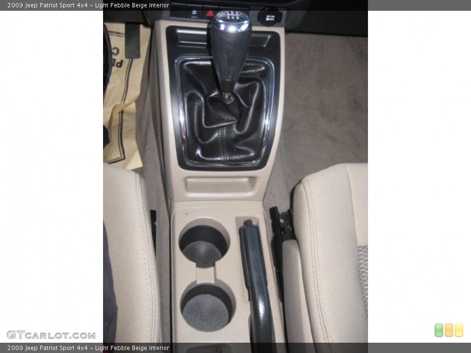 Light Pebble Beige Interior Transmission for the 2009 Jeep Patriot Sport 4x4 #38430125