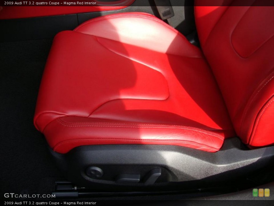 Magma Red Interior Photo for the 2009 Audi TT 3.2 quattro Coupe #38430377
