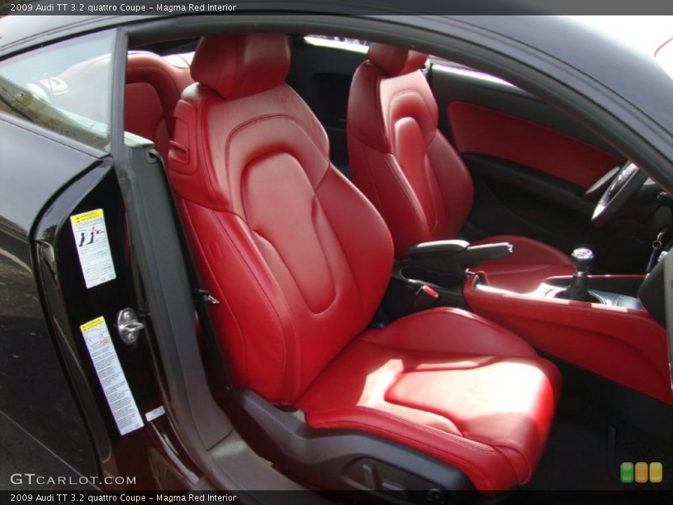 Magma Red Interior Photo for the 2009 Audi TT 3.2 quattro Coupe #38430457