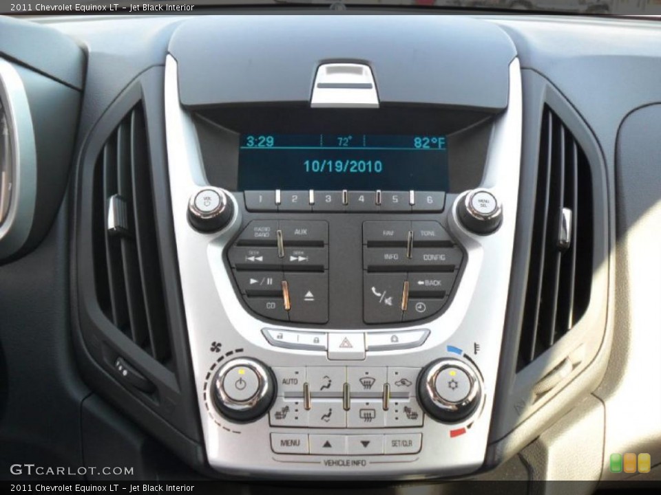 Jet Black Interior Controls for the 2011 Chevrolet Equinox LT #38430485
