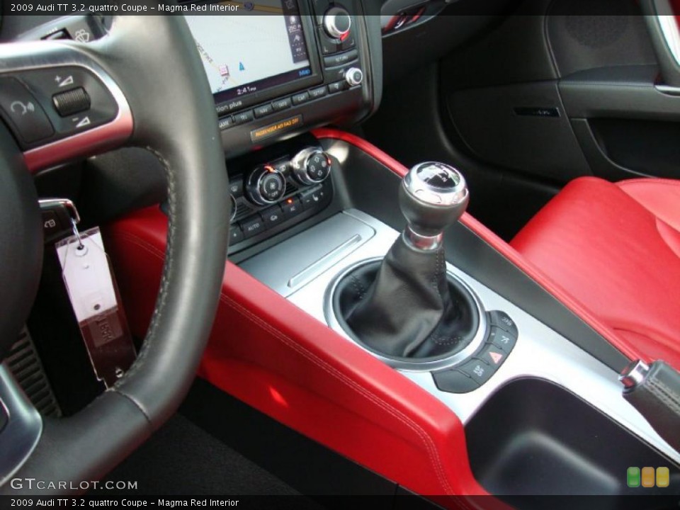 Magma Red Interior Transmission for the 2009 Audi TT 3.2 quattro Coupe #38430669