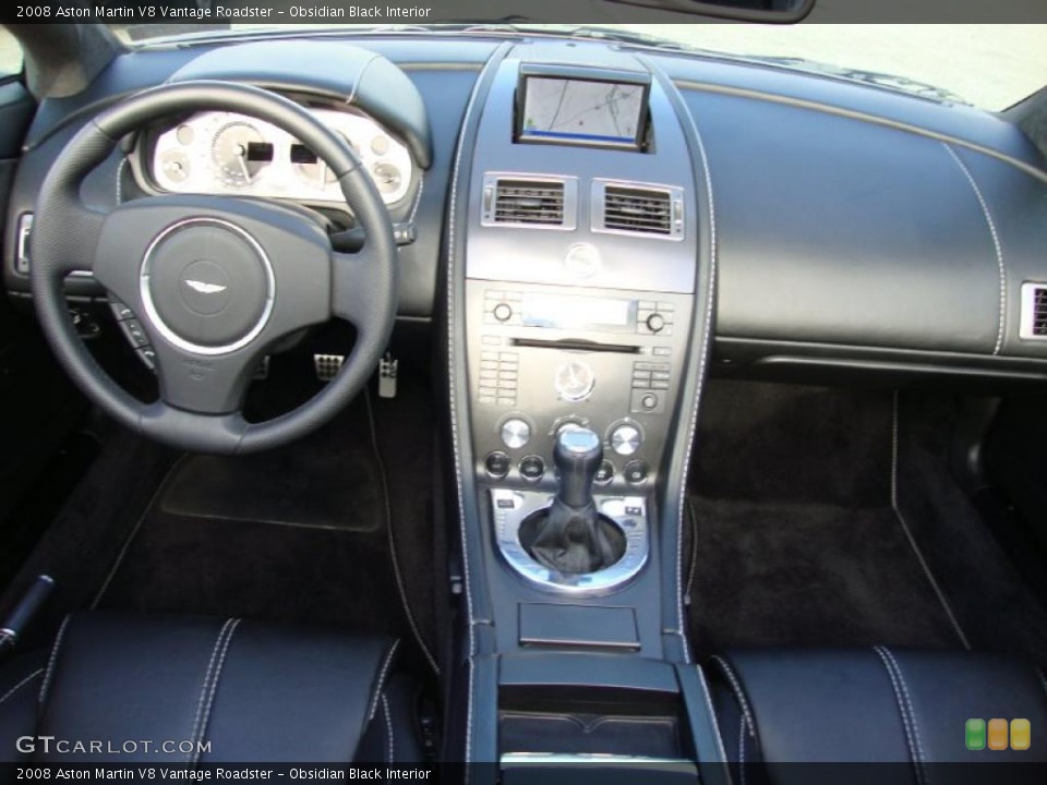 Obsidian Black Interior Dashboard for the 2008 Aston Martin V8 Vantage Roadster #38431421