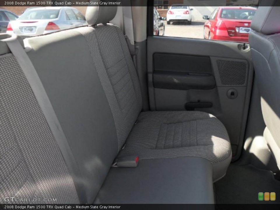 Medium Slate Gray Interior Photo for the 2008 Dodge Ram 1500 TRX Quad Cab #38431469