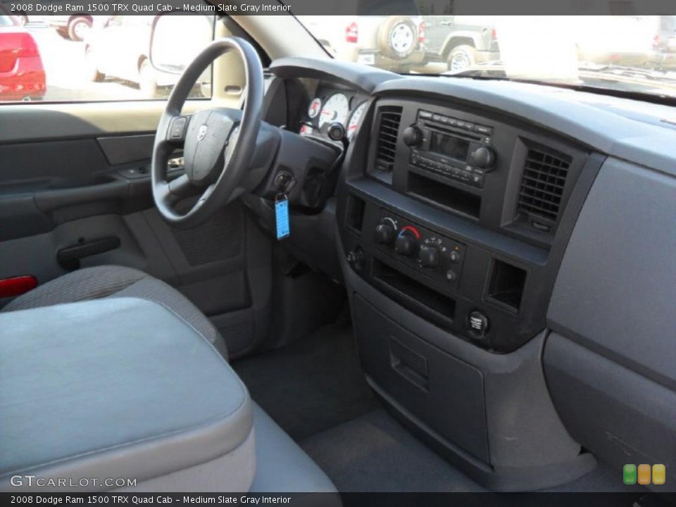Medium Slate Gray Interior Photo for the 2008 Dodge Ram 1500 TRX Quad Cab #38431497