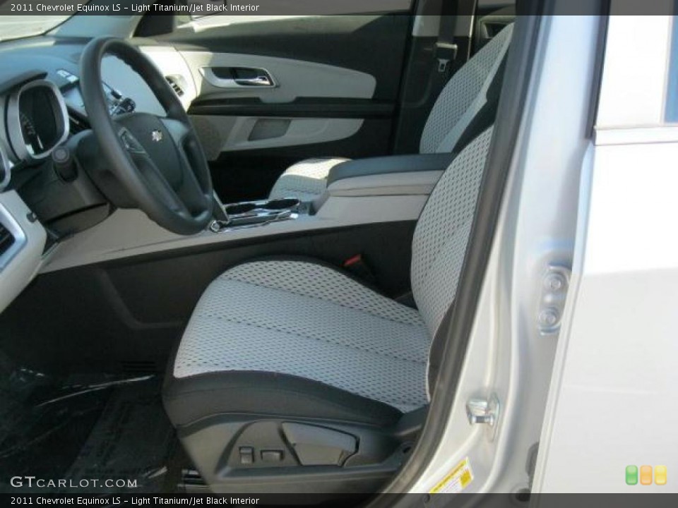 Light Titanium/Jet Black Interior Photo for the 2011 Chevrolet Equinox LS #38432129
