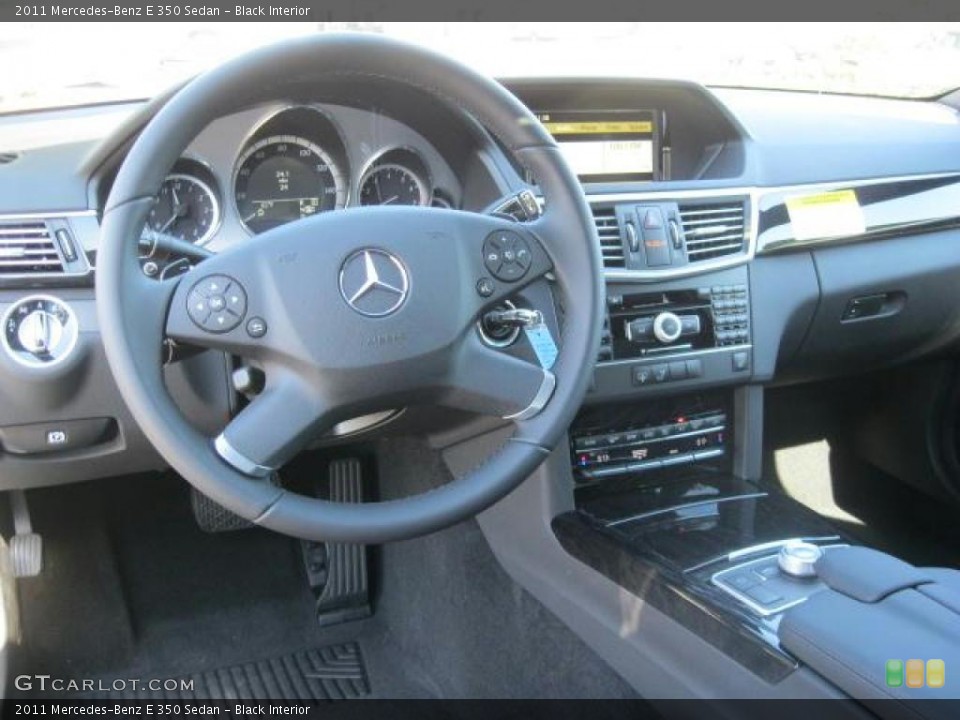 Black Interior Steering Wheel for the 2011 Mercedes-Benz E 350 Sedan #38432341