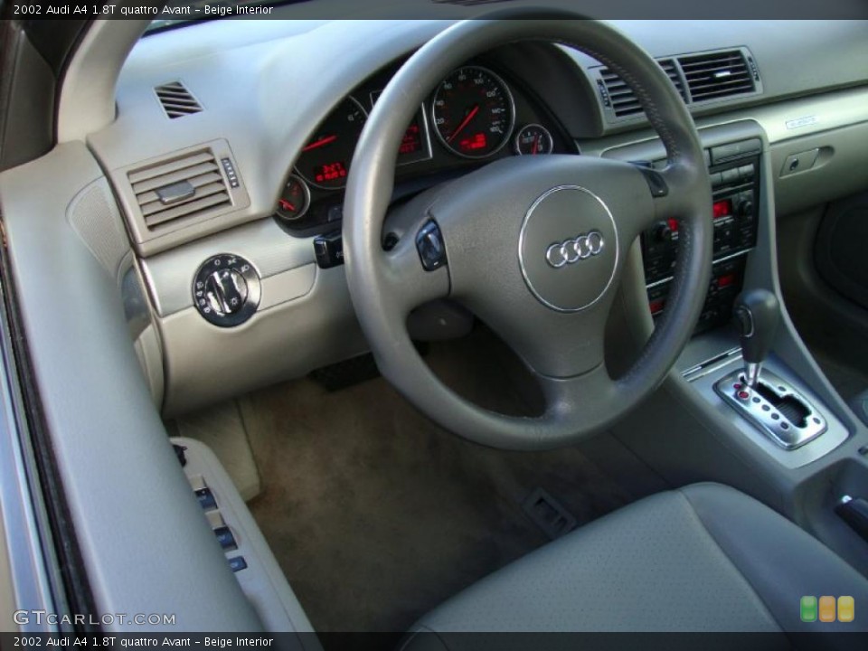Beige Interior Steering Wheel for the 2002 Audi A4 1.8T quattro Avant #38432785