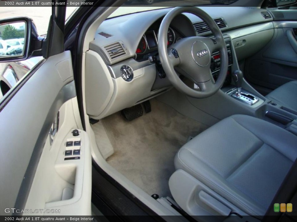 Beige Interior Prime Interior for the 2002 Audi A4 1.8T quattro Avant #38432801