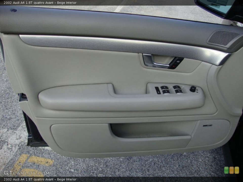 Beige Interior Door Panel For The 2002 Audi A4 1 8t Quattro