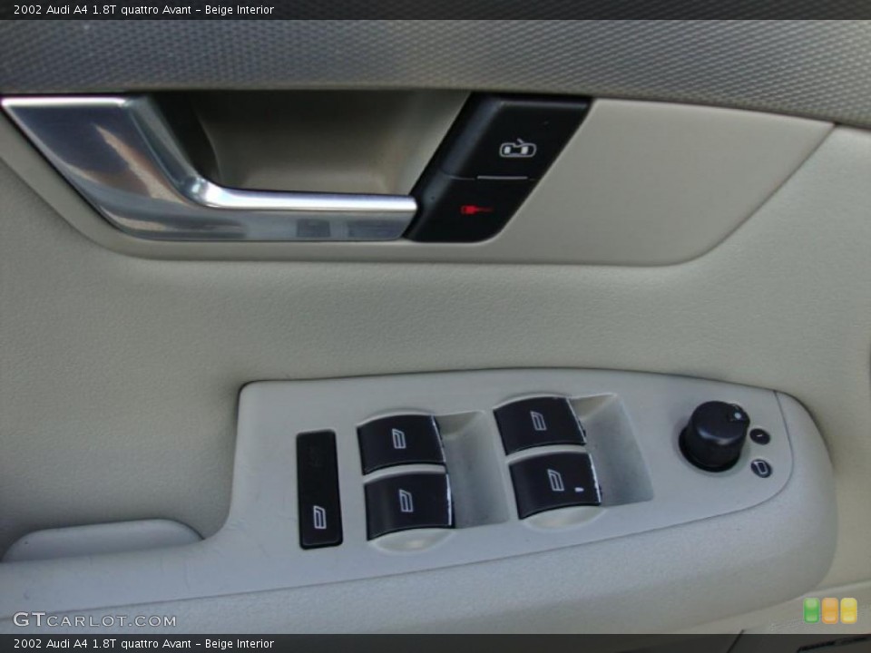 Beige Interior Controls for the 2002 Audi A4 1.8T quattro Avant #38432837