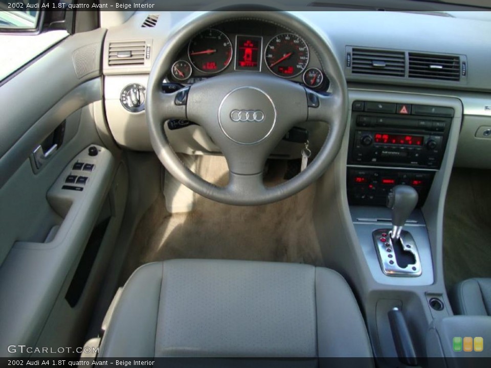 Beige Interior Steering Wheel for the 2002 Audi A4 1.8T quattro Avant #38433060