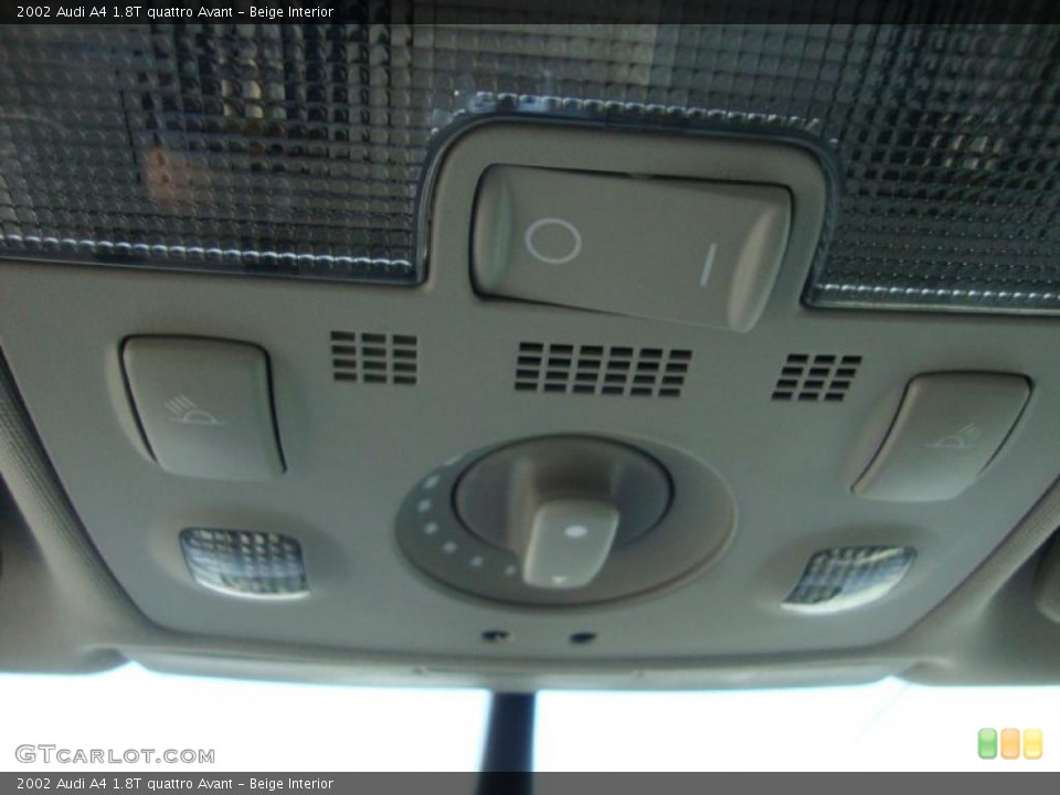 Beige Interior Controls for the 2002 Audi A4 1.8T quattro Avant #38433316