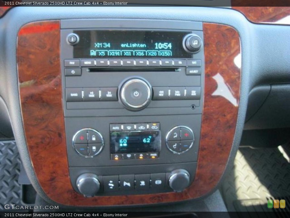 Ebony Interior Controls for the 2011 Chevrolet Silverado 2500HD LTZ Crew Cab 4x4 #38433408