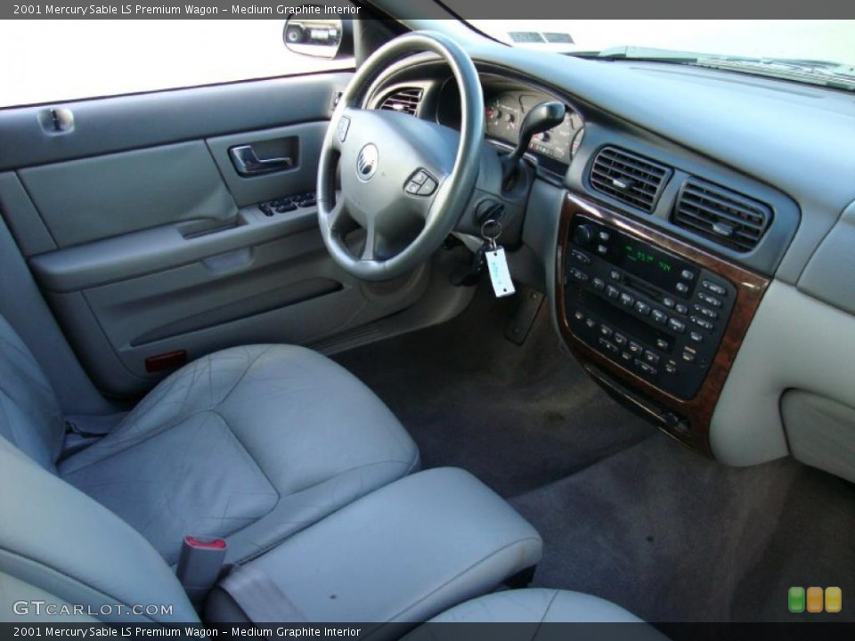 Medium Graphite Interior Dashboard for the 2001 Mercury Sable LS Premium Wagon #38433732