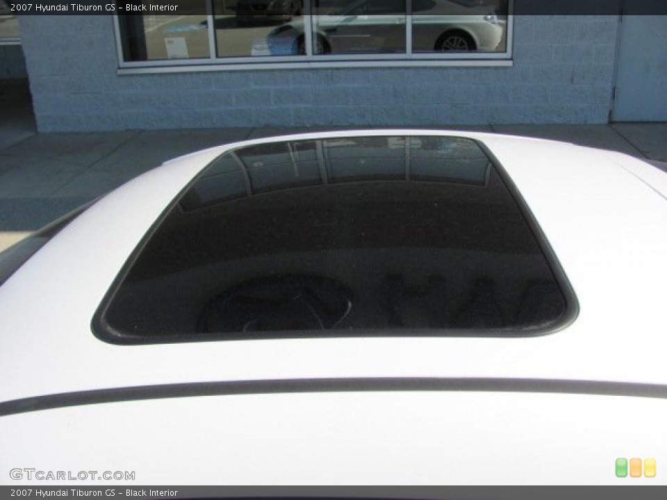 Black Interior Sunroof for the 2007 Hyundai Tiburon GS #38433796