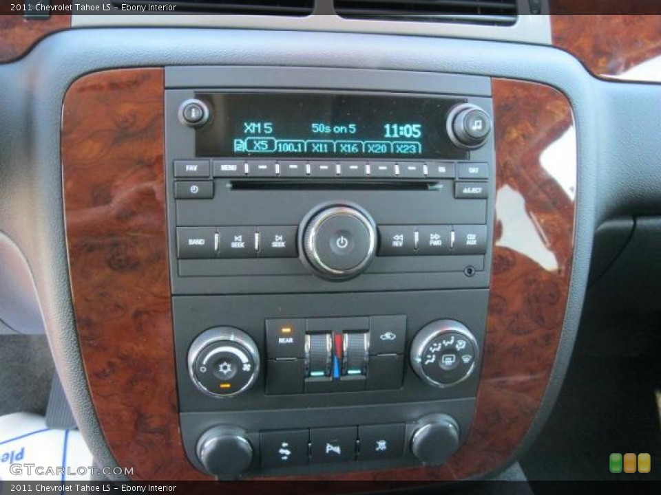 Ebony Interior Controls for the 2011 Chevrolet Tahoe LS #38433840