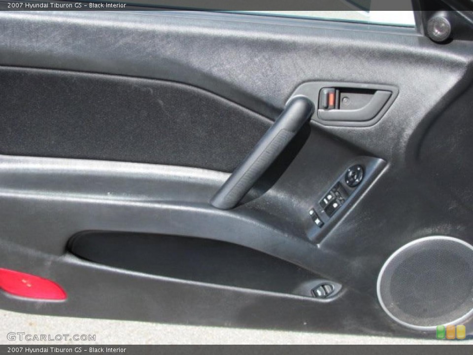 Black Interior Door Panel for the 2007 Hyundai Tiburon GS #38433908