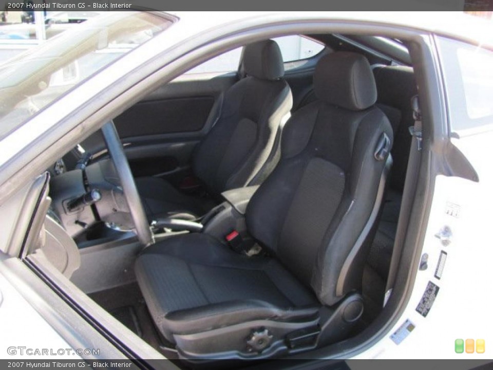 Black Interior Photo for the 2007 Hyundai Tiburon GS #38433940