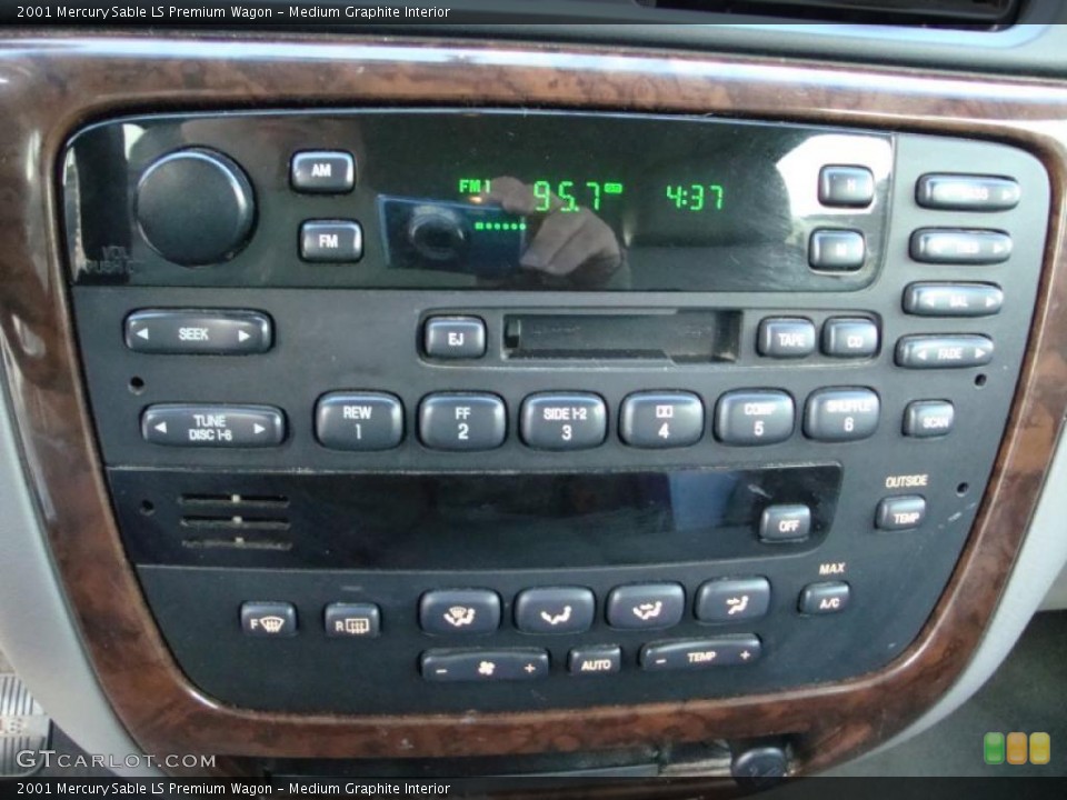 Medium Graphite Interior Controls for the 2001 Mercury Sable LS Premium Wagon #38434072