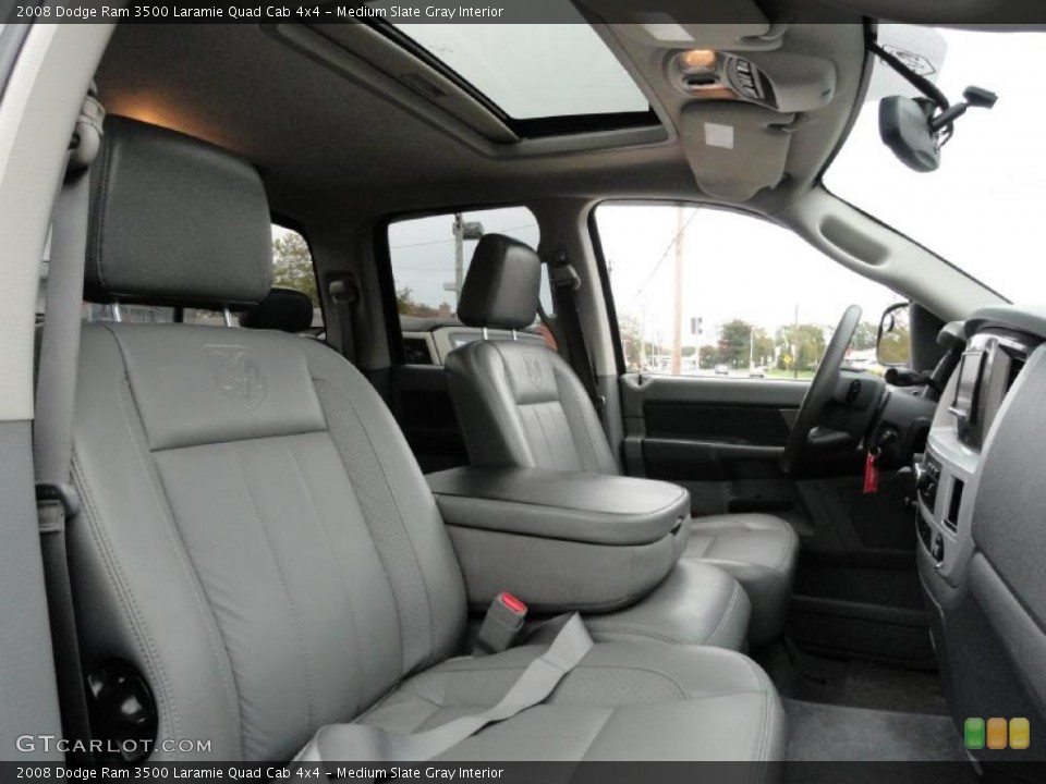 Medium Slate Gray Interior Photo for the 2008 Dodge Ram 3500 Laramie Quad Cab 4x4 #38434180