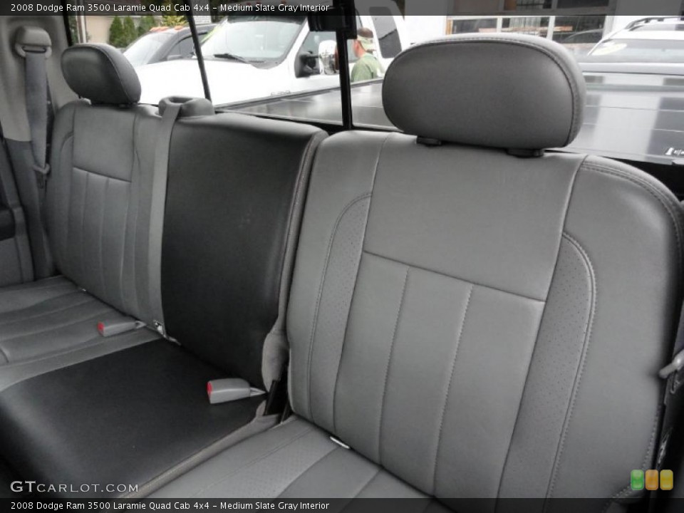 Medium Slate Gray Interior Photo for the 2008 Dodge Ram 3500 Laramie Quad Cab 4x4 #38434228