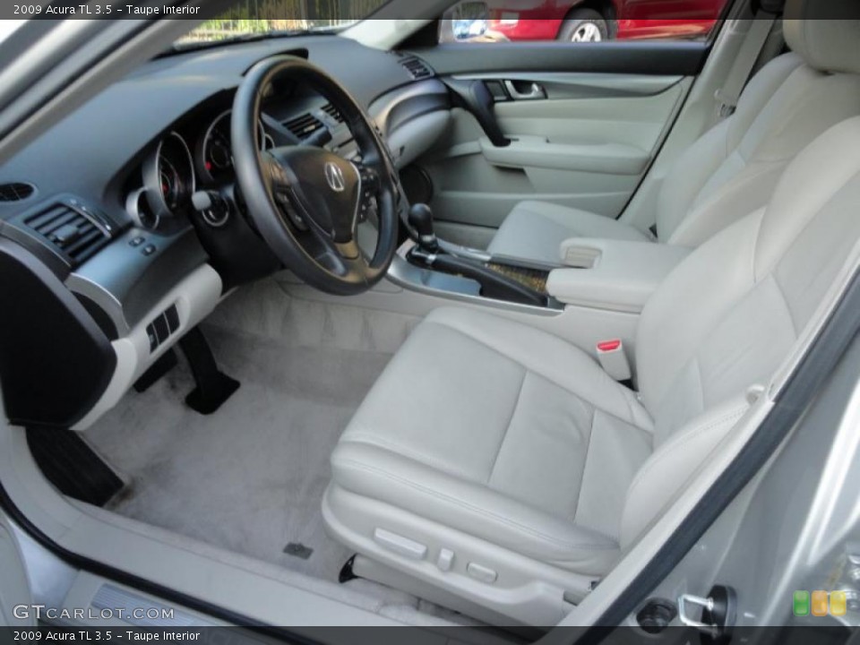 Taupe Interior Prime Interior for the 2009 Acura TL 3.5 #38434524