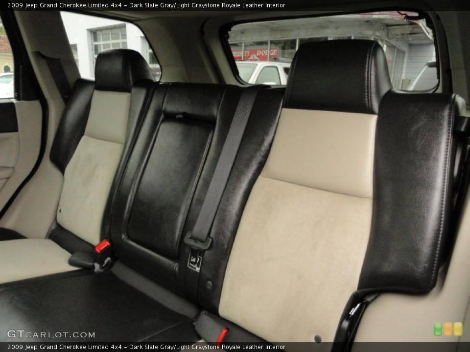 Dark Slate Gray/Light Graystone Royale Leather Interior Photo for the 2009 Jeep Grand Cherokee Limited 4x4 #38434576