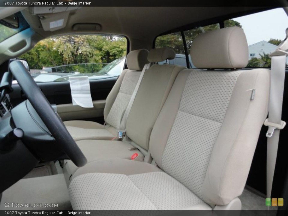 Beige Interior Photo for the 2007 Toyota Tundra Regular Cab #38435428